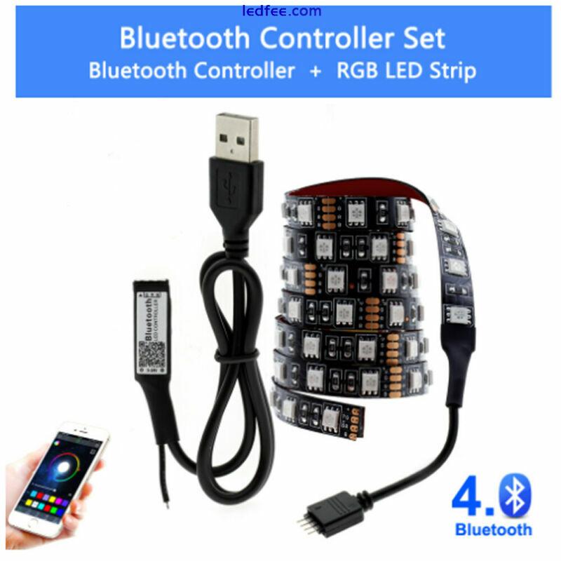 USB LED Strip 5050 RGB Changeable LED TV Background Lighting 50CM-5M DIY Flexibl 3 