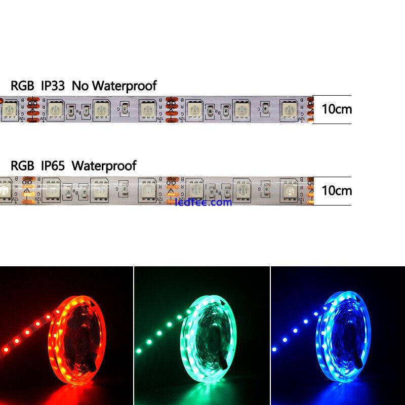 DC12V 16.4ft SMD 5050 USB RGB  Waterproof 300LED Flexible Tape Strip Light 3 