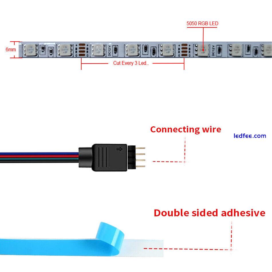 5050 300LEDs RGB led strip 6mm width DC12V Flexible Strip Light 5m/1rolls 3 