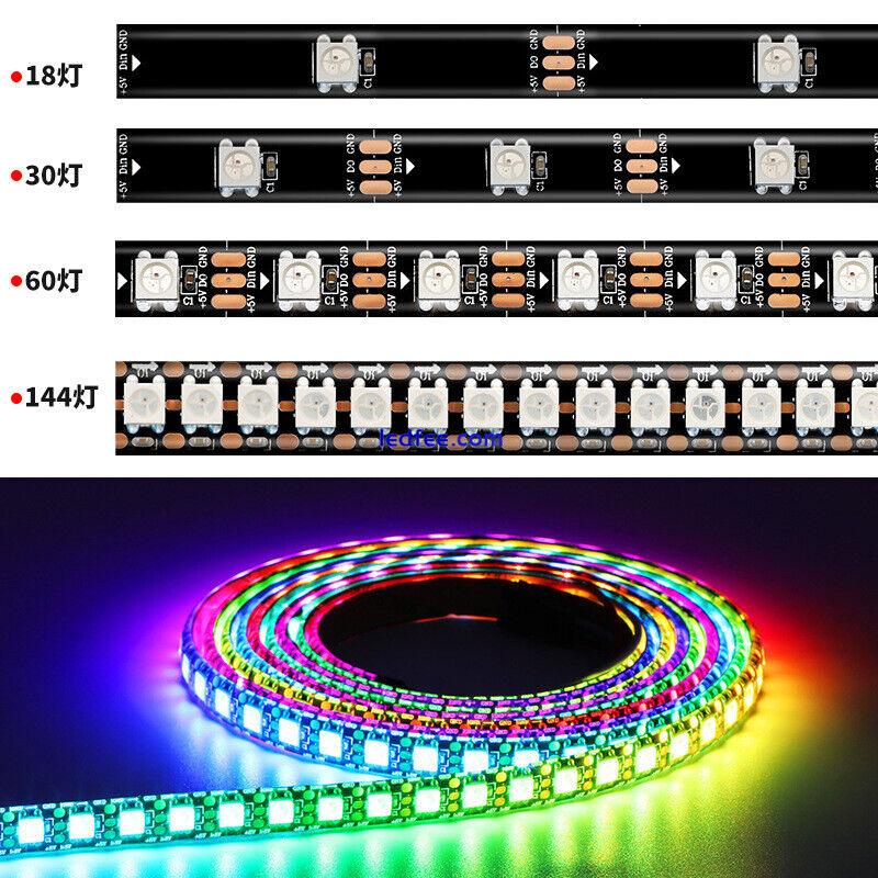 WS2812B RGBIC LED Strip Light USB TV RGB DC 5V Light Controller Dream Colour 1 