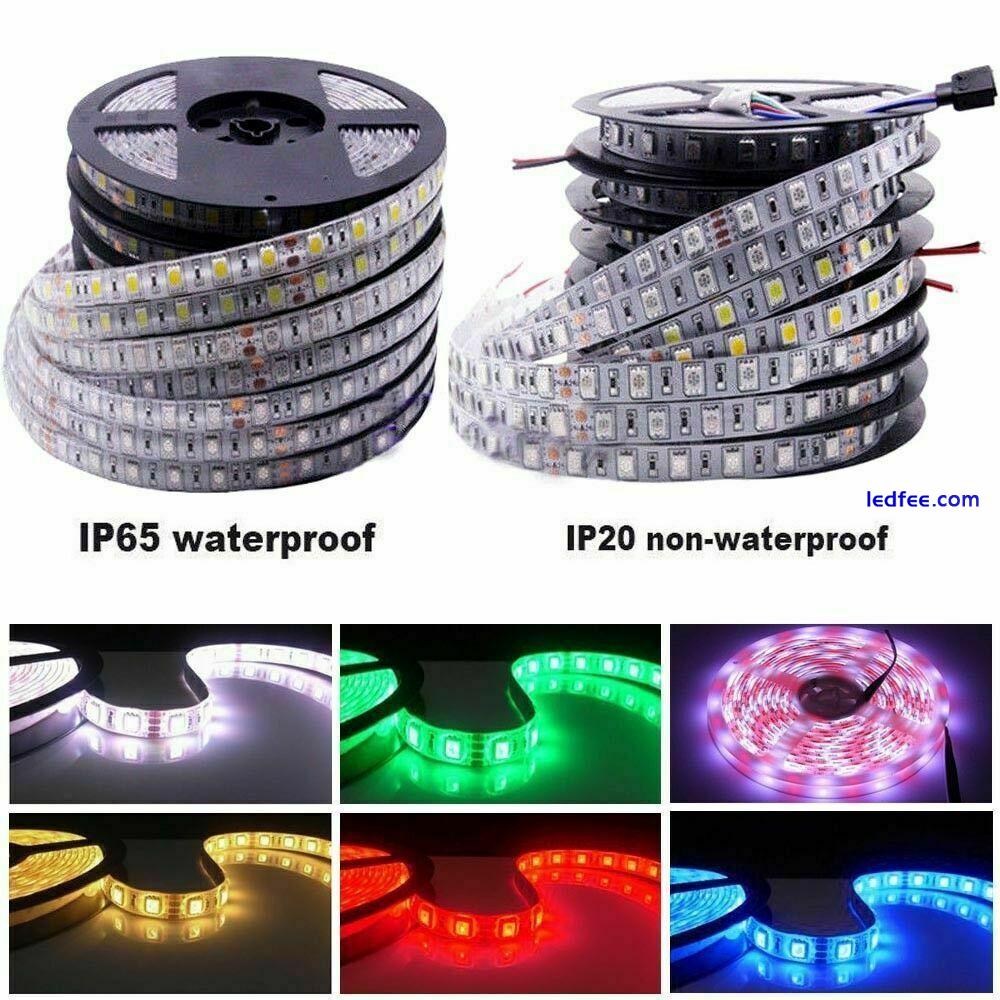 LED Strip 5M 5050 300LED RGB RGBW RGBWW Waterproof LED String Flexible Light 12V 0 