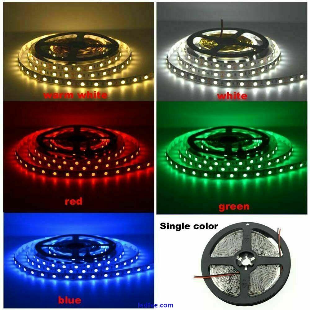 LED Strip 5M 5050 300LED RGB RGBW RGBWW Waterproof LED String Flexible Light 12V 4 