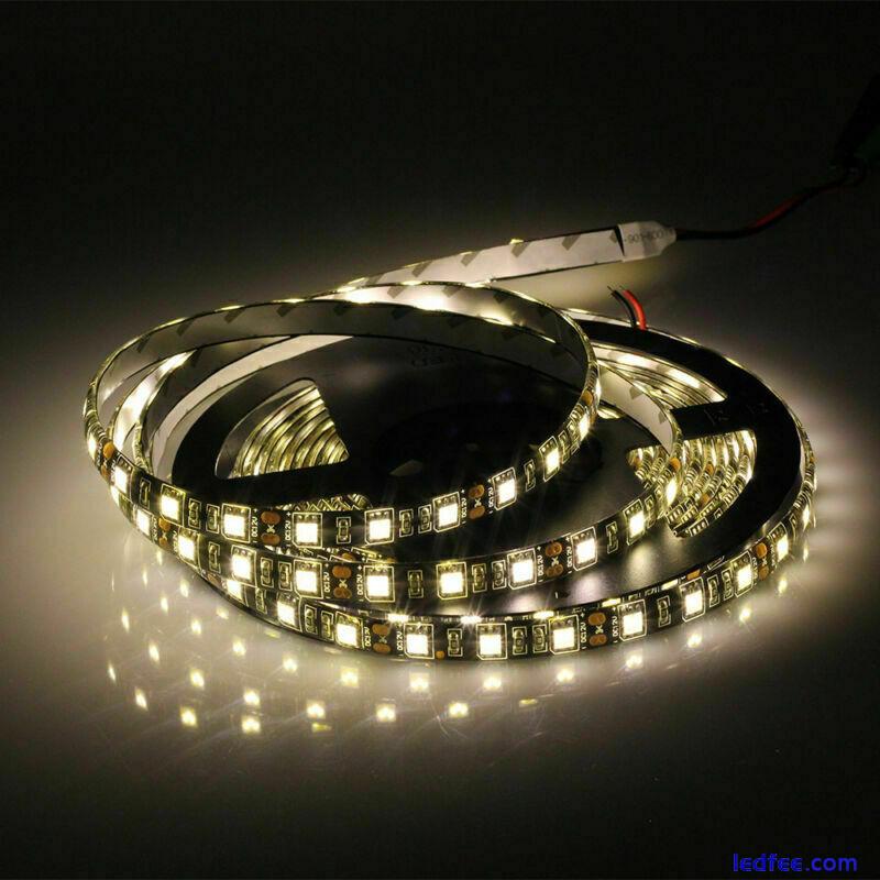 1-5m Waterproof Car Light Flexible strip Light Black PCB 5050 SMD Lamp tape 12V 5 