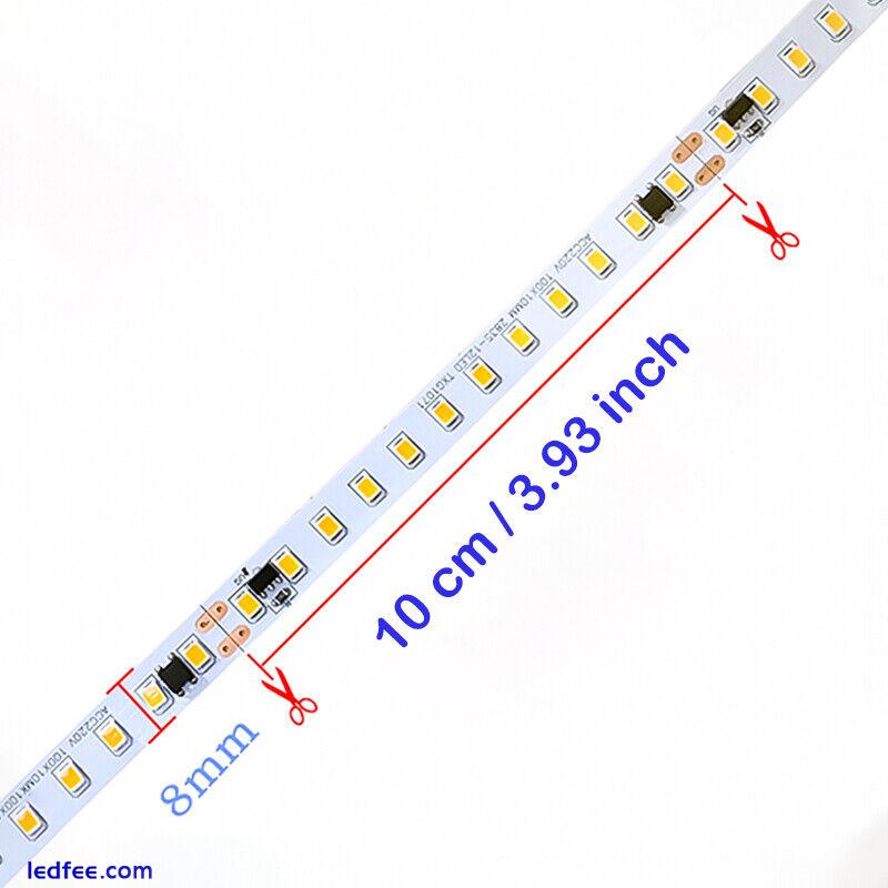 5m 220V PCB LED Neon Strip Lights Flexible LED Tape for House AD Sign Xmas Party 1 