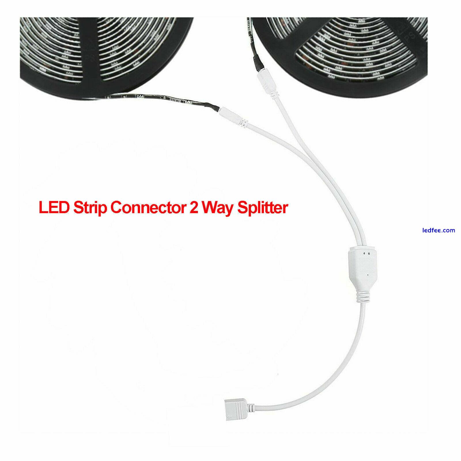 32.8 Feet RGB Waterproof LED Strip Light SMD 44 Key Remote 12V DC Power Kit 5050 5 