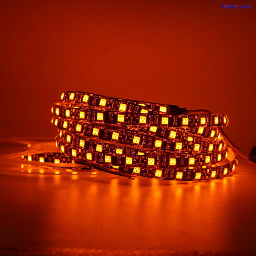 DC12V Orange no amber LED Strip light 5050 3528 Flexible DRL car marker tape lot 1 