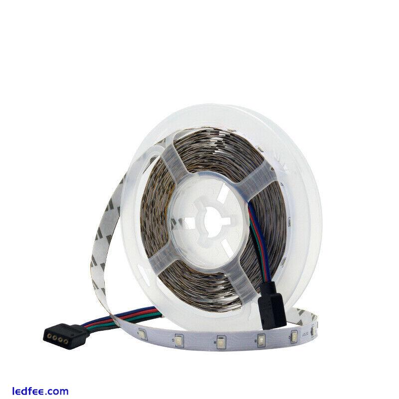 5-20M LED Strip RGB Light Colour Changing 12V Tape Cabinet Kitchen Light UK Plug 1 