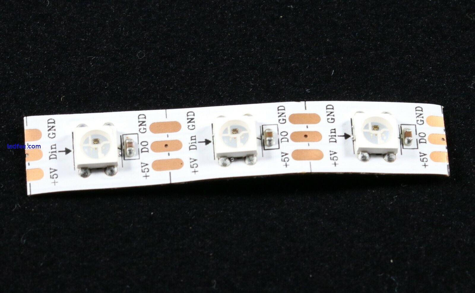 LED Pixel Strip 5050 RGB Addressable 5V WS2812B - 60 LED/Metre NOT 5 Metre Strip 5 