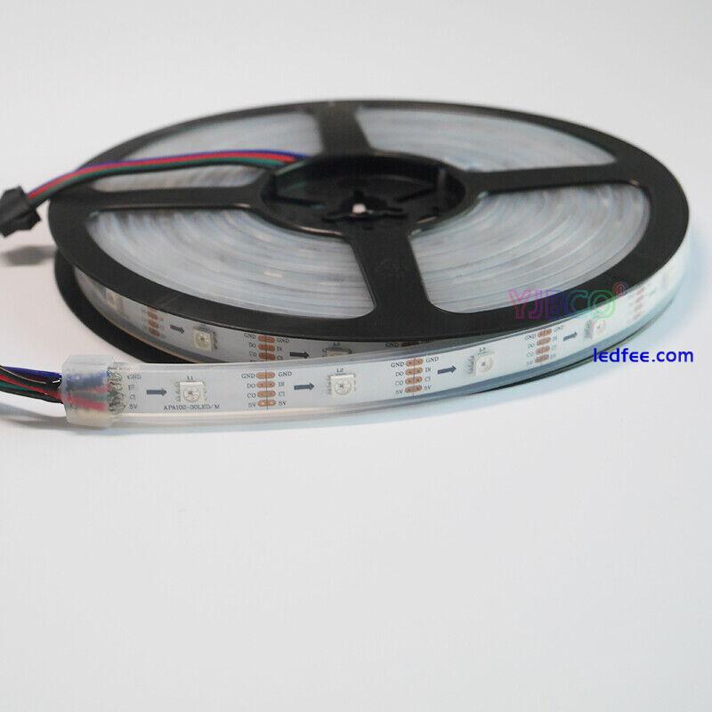 DC 5V APA102 DATA and CLOCK seperately Smart Led pixels strip 30/60/144 Leds/m 2 