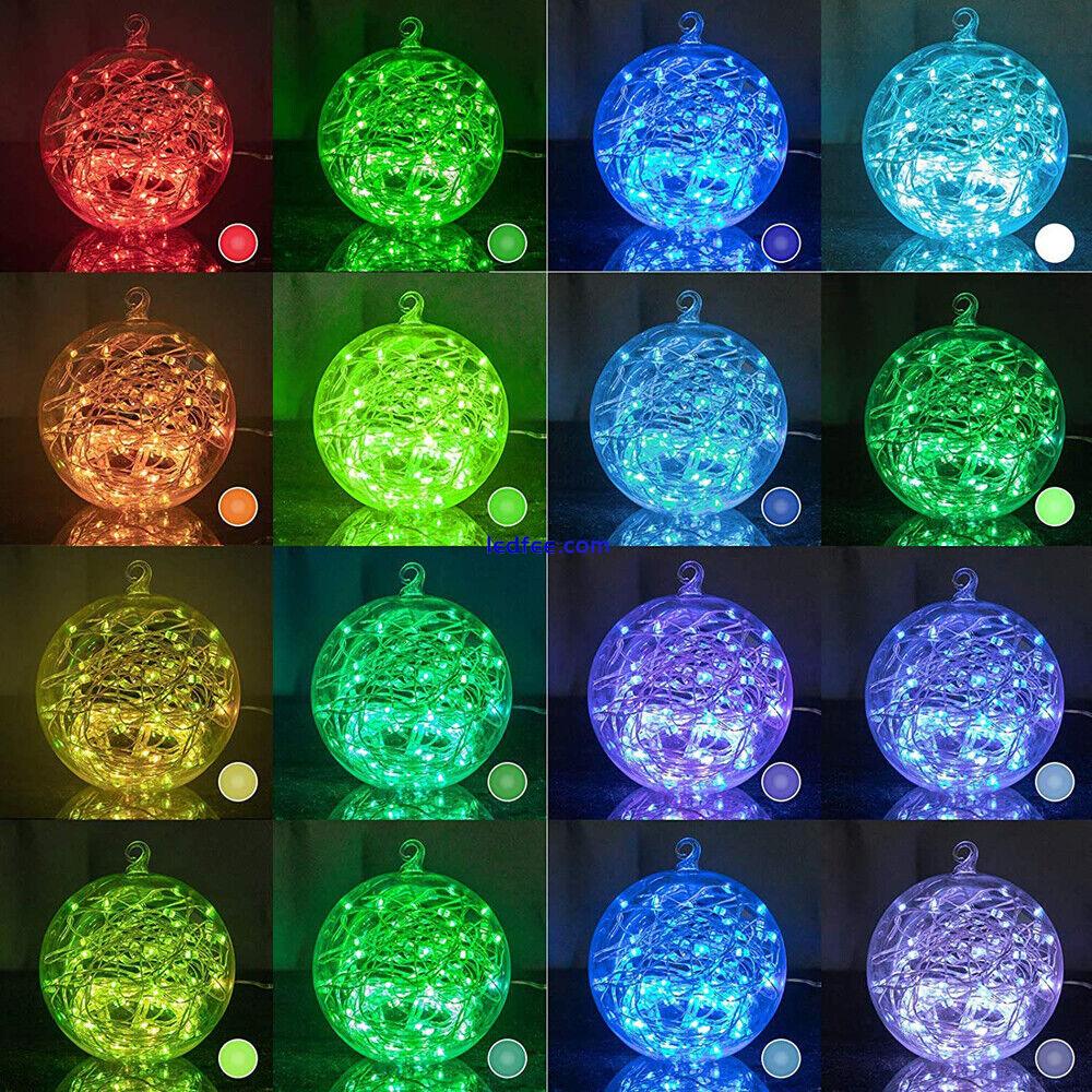 16 color 10M Copper Wire LED String Fairy Light Strip Waterproof W/ Remote timer 4 