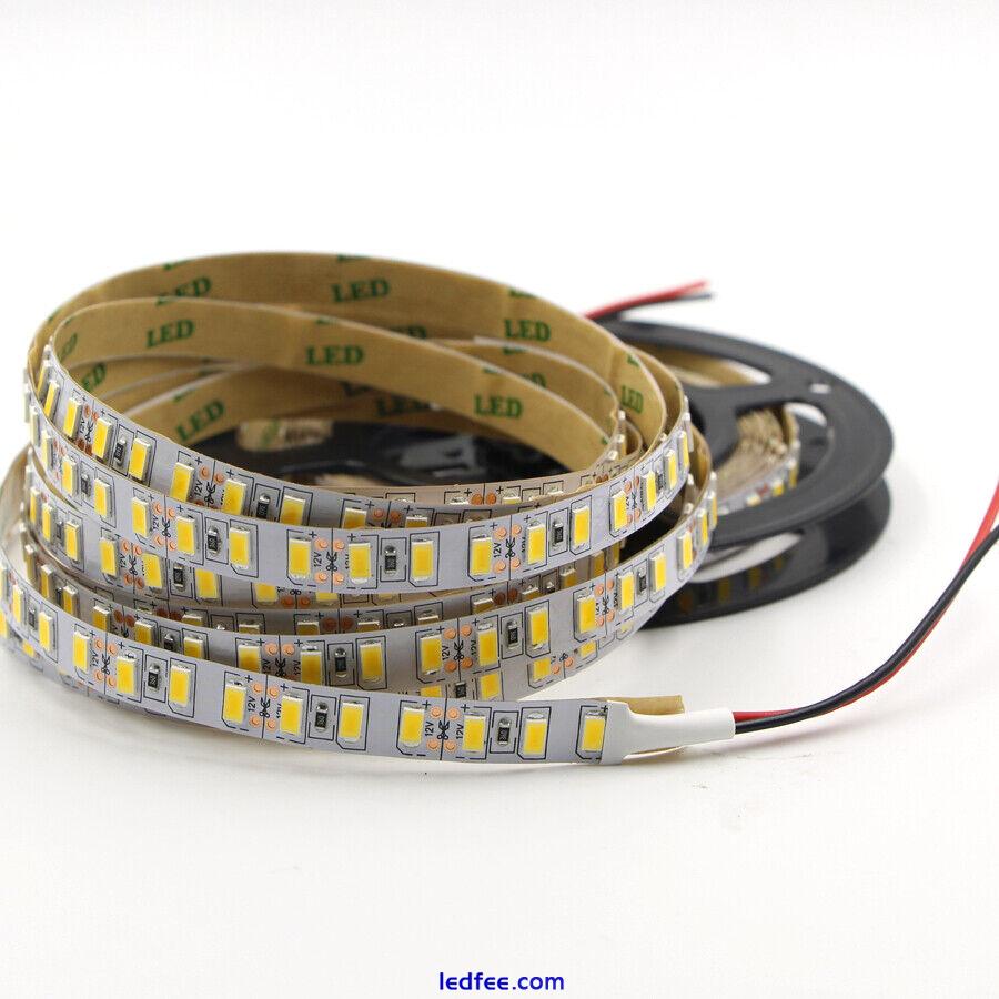 DC12V 1M-5M 5630 waterproof 600 LED Light Strip Flexible Ribbon 3M Tape lamp lot 4 