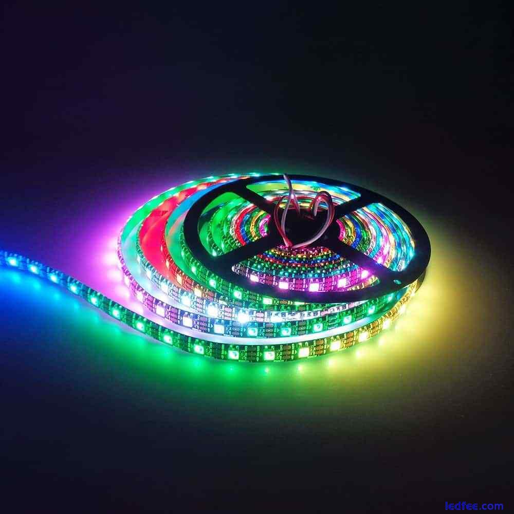  WS2812B 5050 LED RGB works with Neopixel Fully Addressable strip 5M 300 LEDs 5v 2 