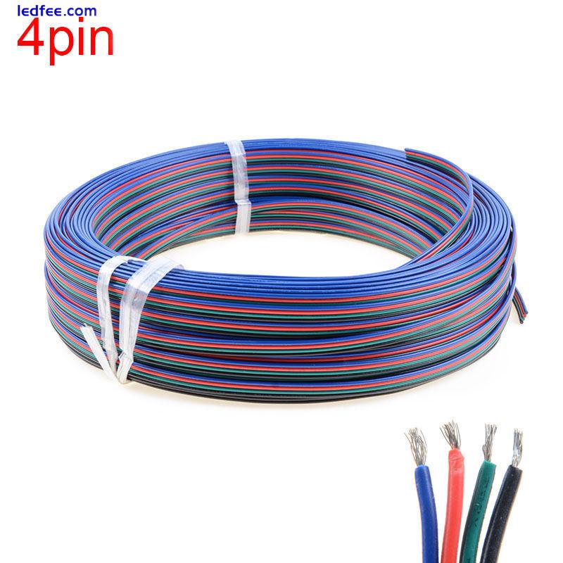 1-100M Extension Wire Cable Cord for ws2812b ws2812 RGB CCT RGBW Led Strip Light 1 