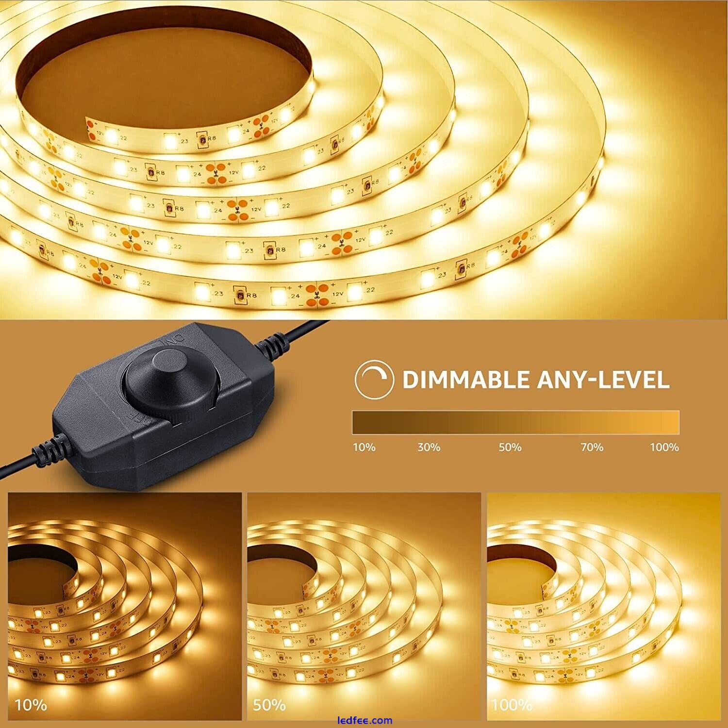 Lepro Warm White LED Strip Light 5M 300 LED 1650lm Dimmable LED Tape Lights 0 