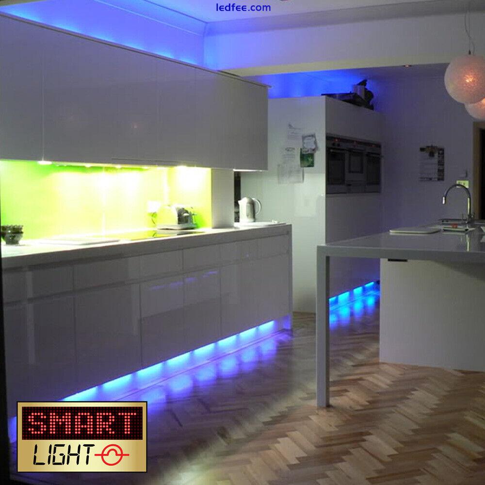 RGB LED 5M-10M Strip Light Tape XMAS Cabinet Kitchen Ceiling WATERPROOF 5050 12V 2 