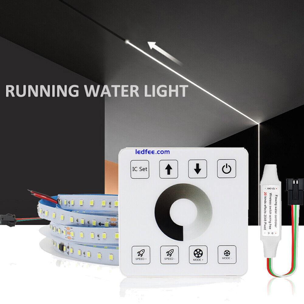 5/10m Horse Race ws2811 IC LED Strip 2835 120led/m Running Water Flowing Light 0 