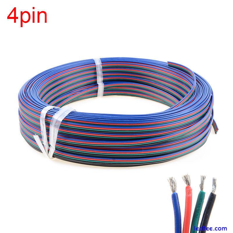 22AWG Extension Wire Cable Cord for ws2812b ws2812 RGB CCT RGBW Led Strip Light 1 