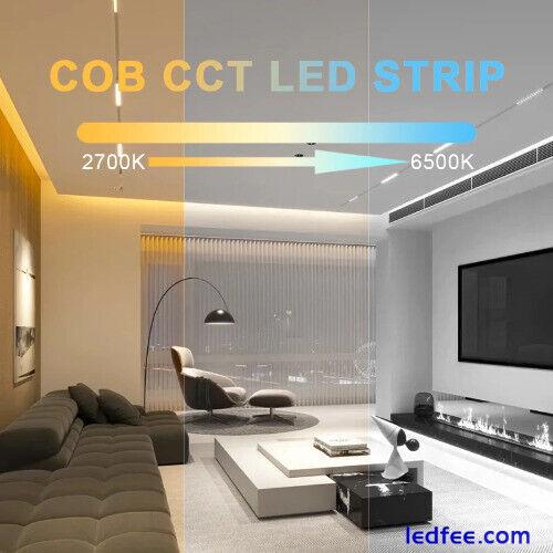 LED Strip Lights 608 LEDs/m Dimmable FOB Led Tape 2700K to 6500K DC12V 24V 0 