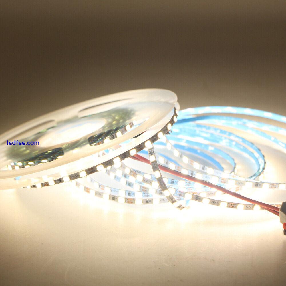 3mm Thin Ultra Bright 5m LED strip light Sticky Tape lamp SMD 2835 120LED/m 12V 4 