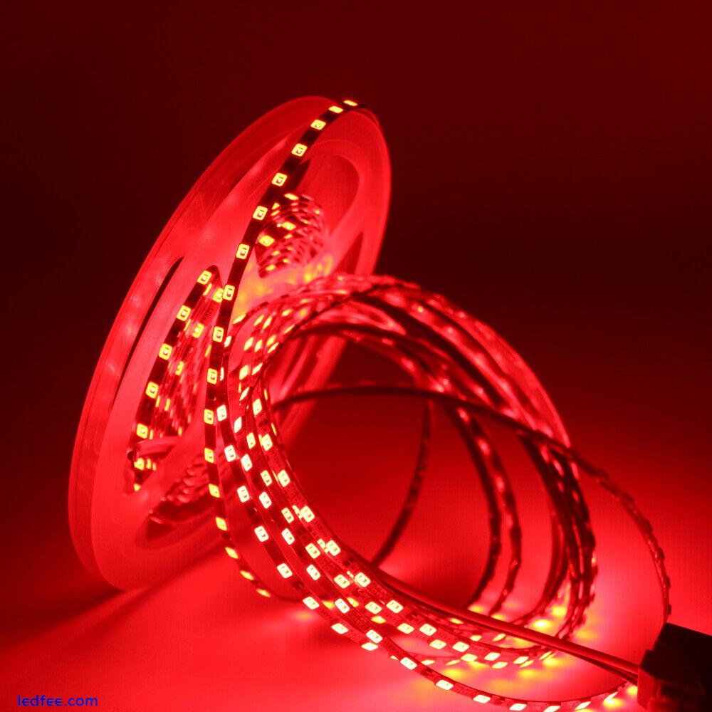 3mm Thin Ultra Bright 5m LED strip light Sticky Tape lamp SMD 2835 120LED/m 12V 5 