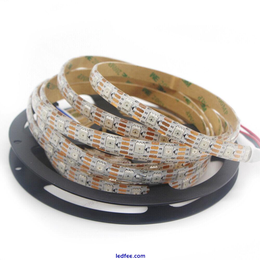 WS2815 RGBIC Pixels LED Strip Light Addressable Dual Signal 1-5M ws2812 12V lamp 5 