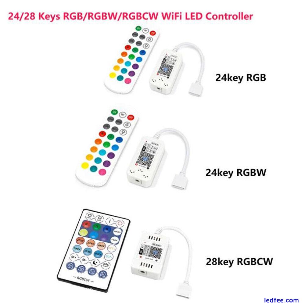 WIFI LED remote strip Controller RGBW RGB RGB+CCT Bluetooth For led strip light 0 
