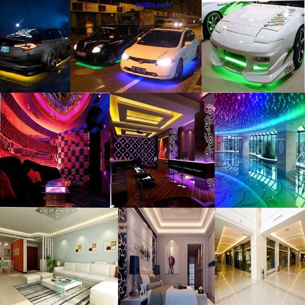 1-5m LED strip Tape Lights SMD 5050 RGB RGBW RGBWW waterproof Decor rope lamp 1 