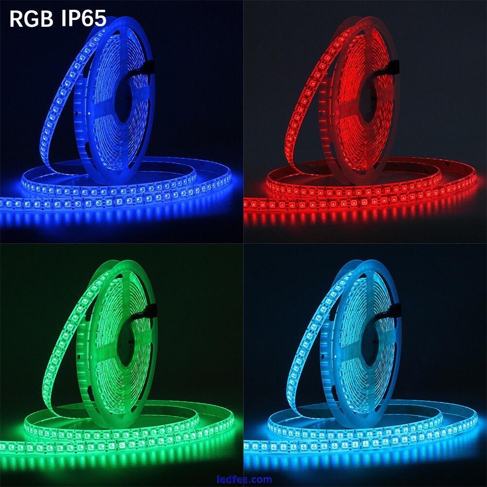 1-5m LED strip Tape Lights SMD 5050 RGB RGBW RGBWW waterproof Decor rope lamp 0 