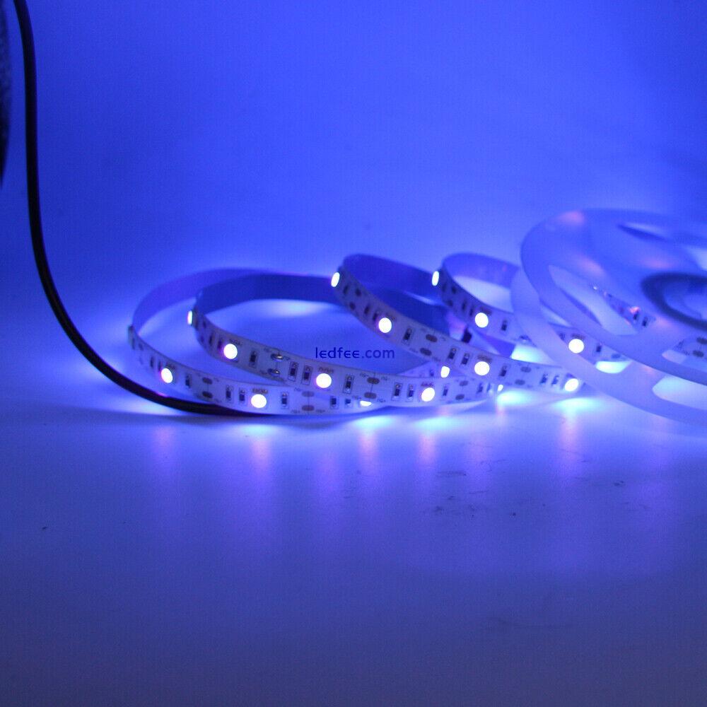 2m 5V 395nm UV Ultraviolet LED Strip Light AAA battery USB Blacklight Lamp Party 2 