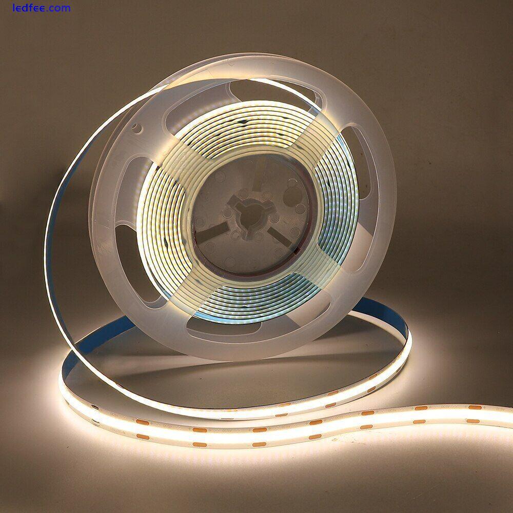 5V Flexible COB LED Strip 320Leds/m Ribbon Tape USB Power Strip Lamp with Remote 5 