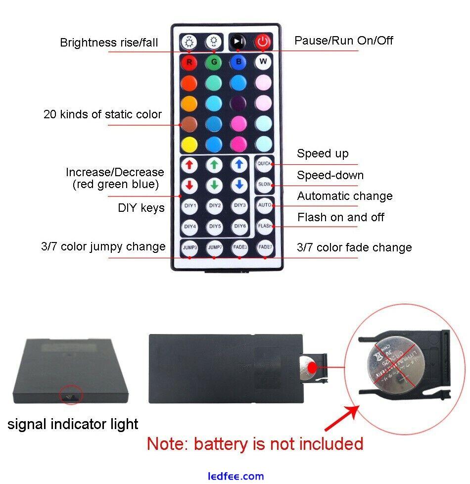 DC12V Led Controller 44 Keys LED IR RGB Controler  For RGB LED Strip 1 