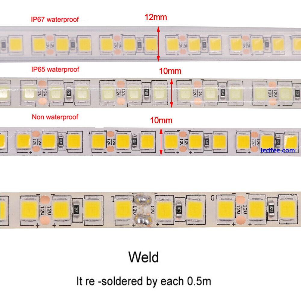 LED Strip 5054 SMD DC 12V Flexible LED Stripe 5M 600LEDs Under Cabinet Light 3 