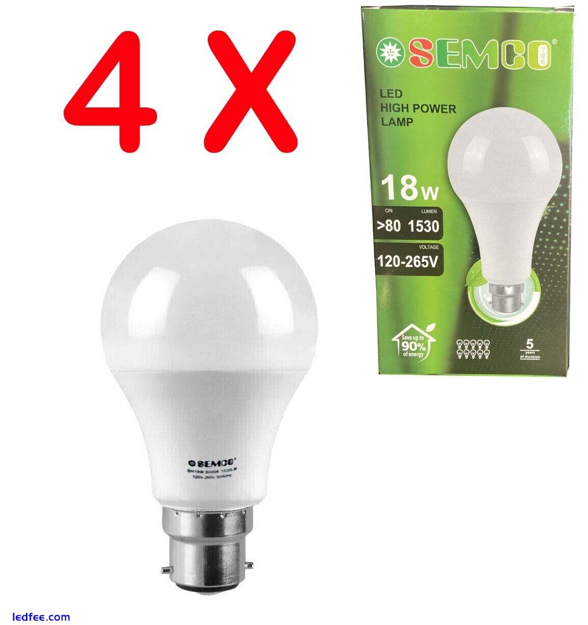 18W =180W LED HIGH POWER COOL WHITE B22 BAYONET CAP LIGHT BULB ENERGY SAVER LAMP 4 