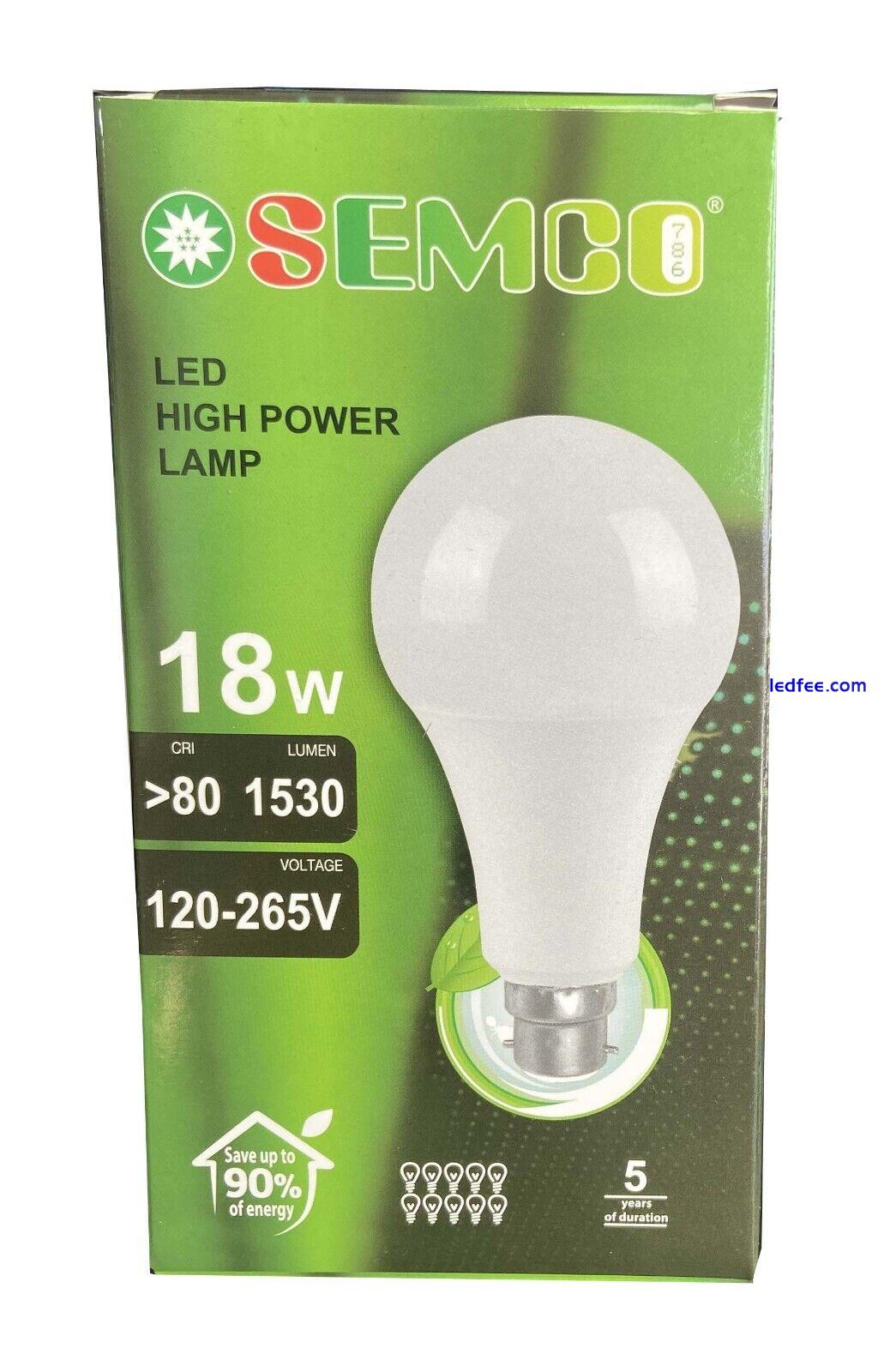 18W =180W LED HIGH POWER COOL WHITE B22 BAYONET CAP LIGHT BULB ENERGY SAVER LAMP 1 