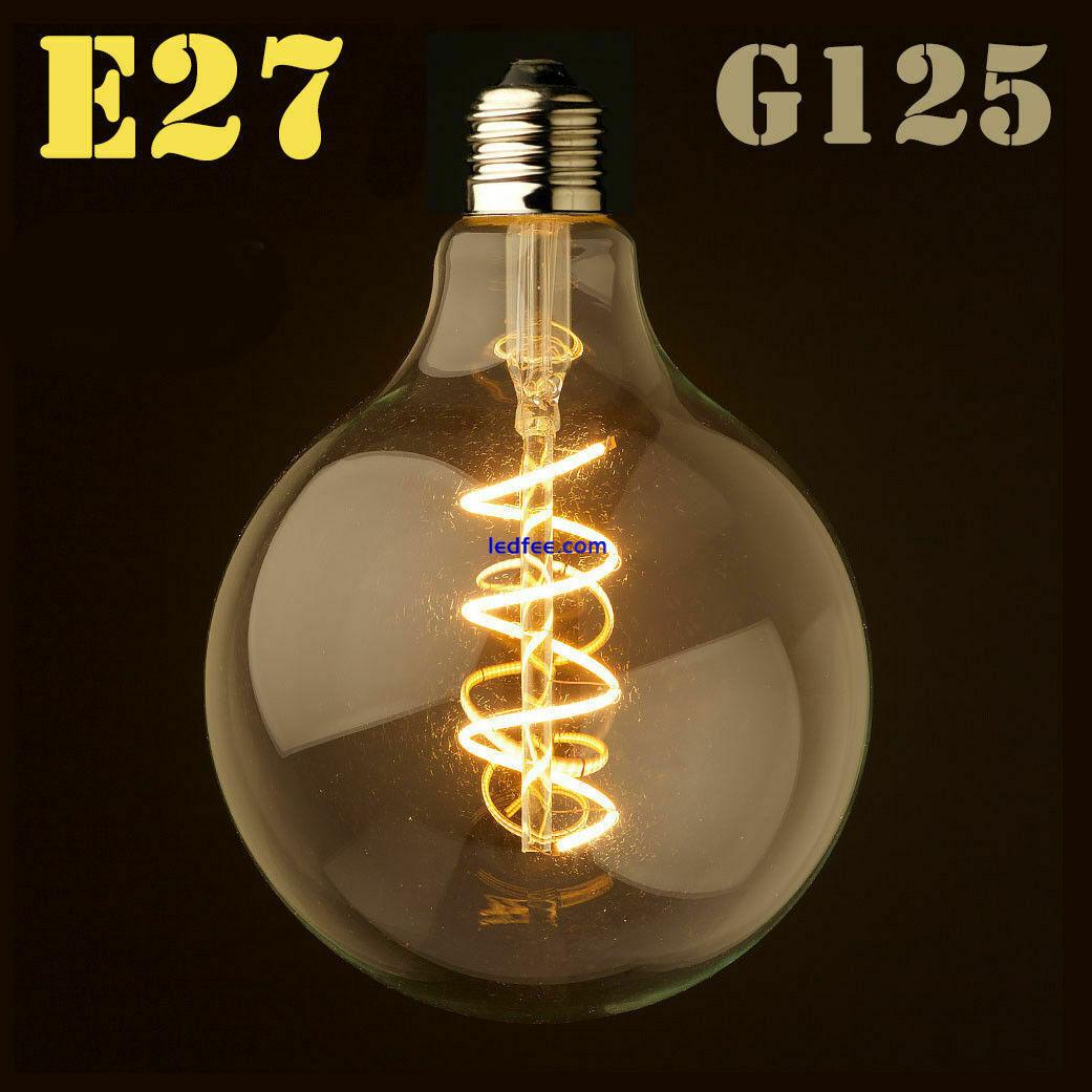 E27 B22 Retro Vintage Edison Flexible LED Spiral Filament Light Bulb 1 