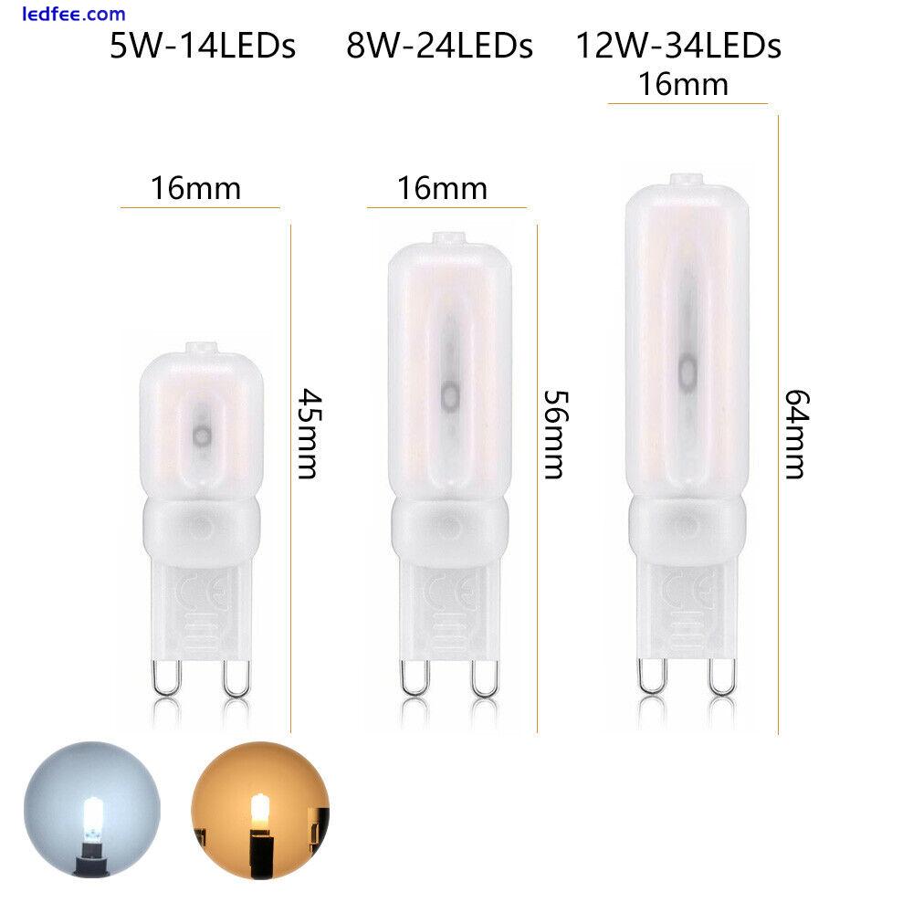 5x 10x G9 LED 5W 8W 12W Capsule Bulb Dimmable Cool / Warm White Light Bulbs 220V 0 