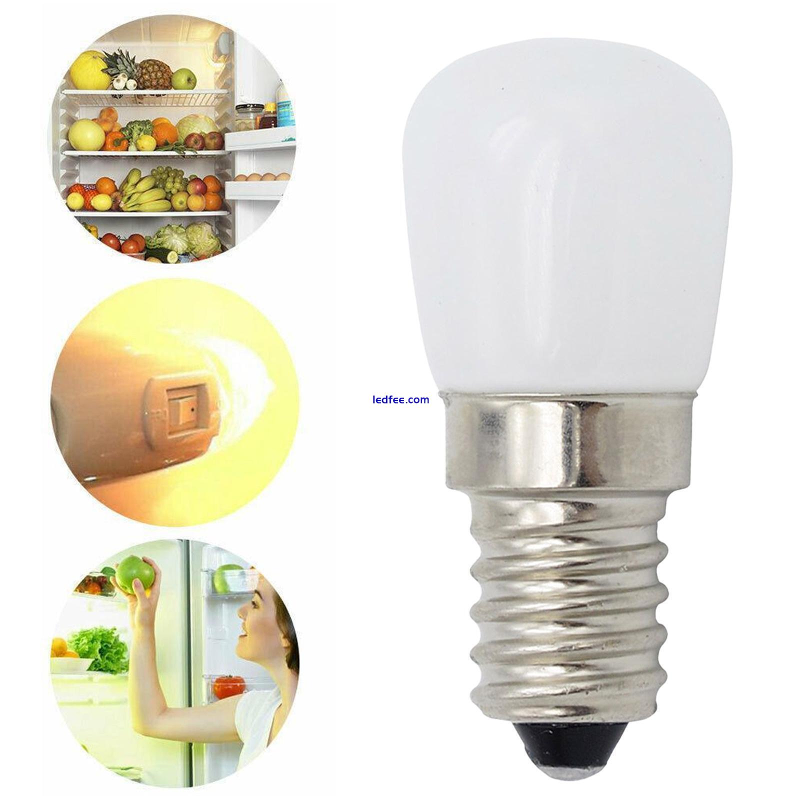 E14 LED Fridge Bulb White 2W LED Refrigerator Light 25W Equivalent Salt Lamp 2 