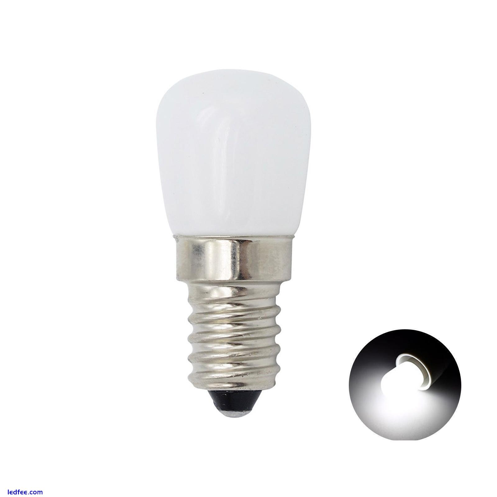 E14 LED Fridge Bulb White 2W LED Refrigerator Light 25W Equivalent Salt Lamp 4 