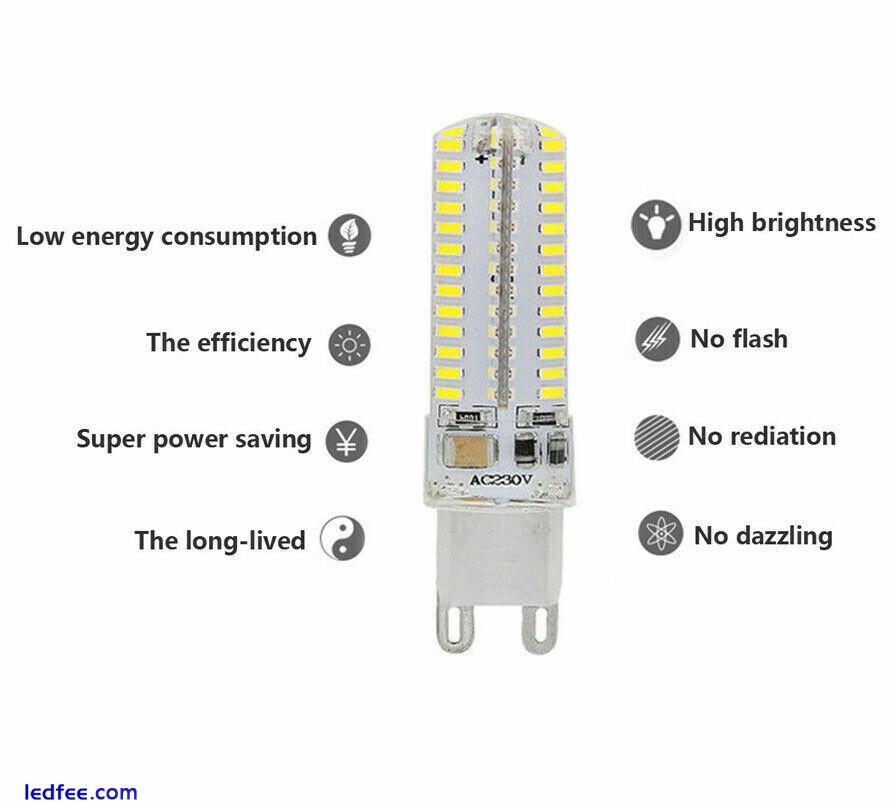 G9 LED Bulb 9W 220V Halogen Bulbs Capsule Light Corn Bulb Energy saving Lamp new 1 