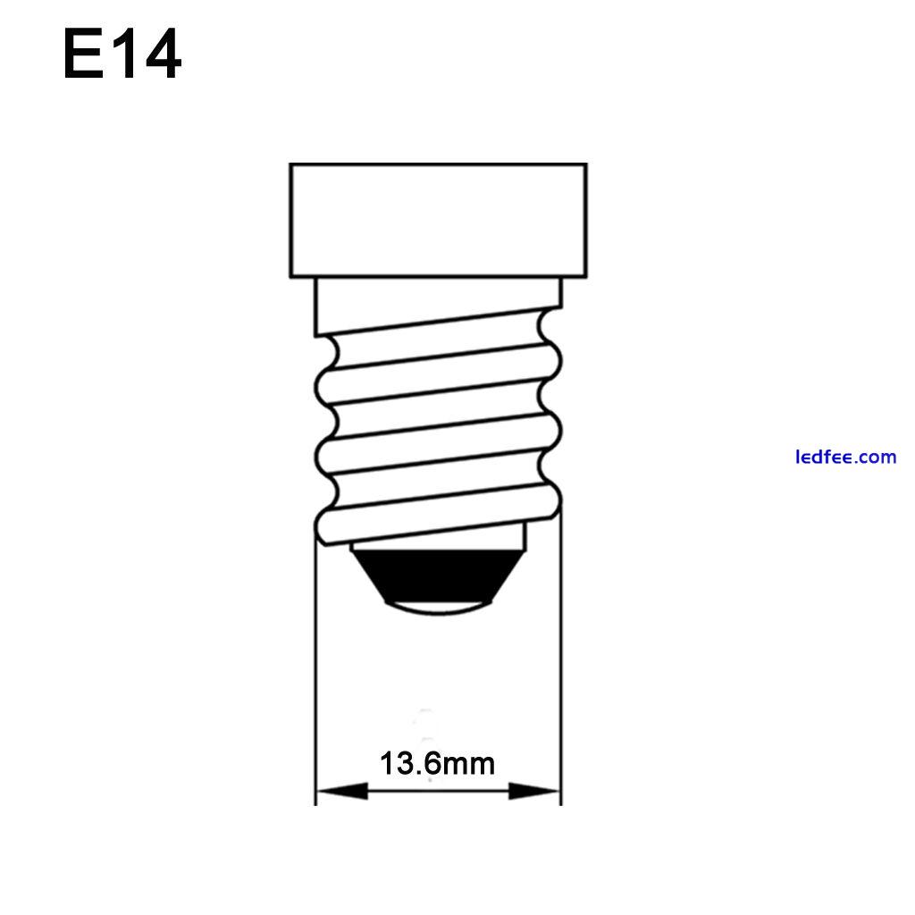 E14 LED Light bulb Red/Green/Blue/White/Warm 64-3014 SMD Light 220V E14S Lamp 1 