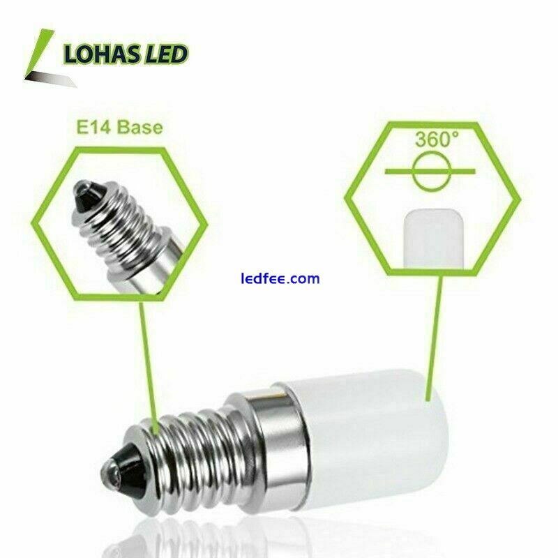 E14 LED Fridge Bulb Pygmy Lamps 2W Equivalent 15W Halogen Bulb  Warm/Cold White 4 