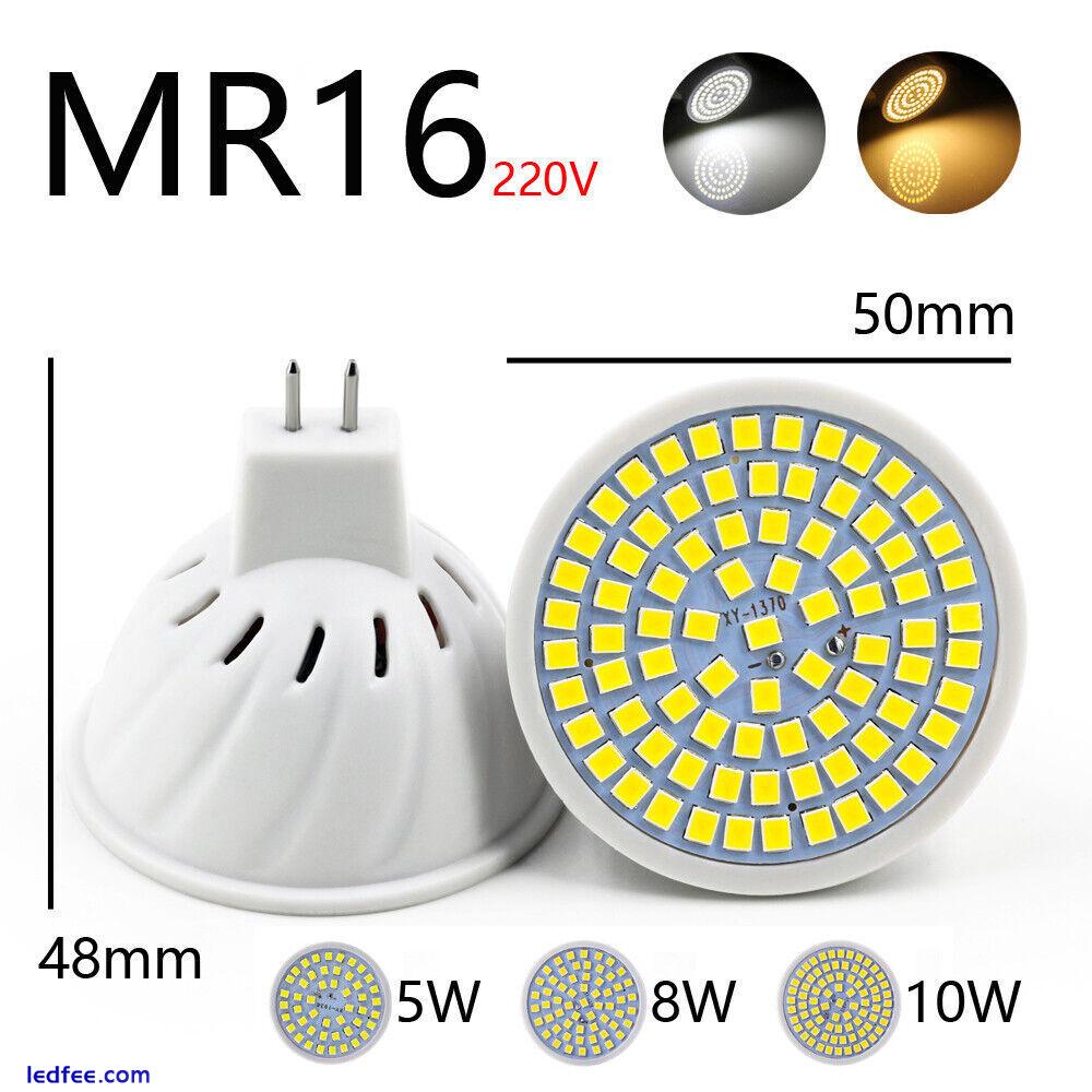 MR16 GU10 E14 E27 LED Bulb 5W 10W Spot Energy Saving Cool/Warm White Spotlight 2 