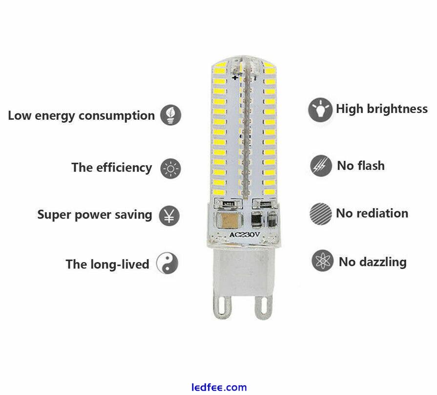 G9 LED Bulb 9W Halogen Bulbs Capsule Light Corn Bulb 220V Energy saving Lamp new 1 