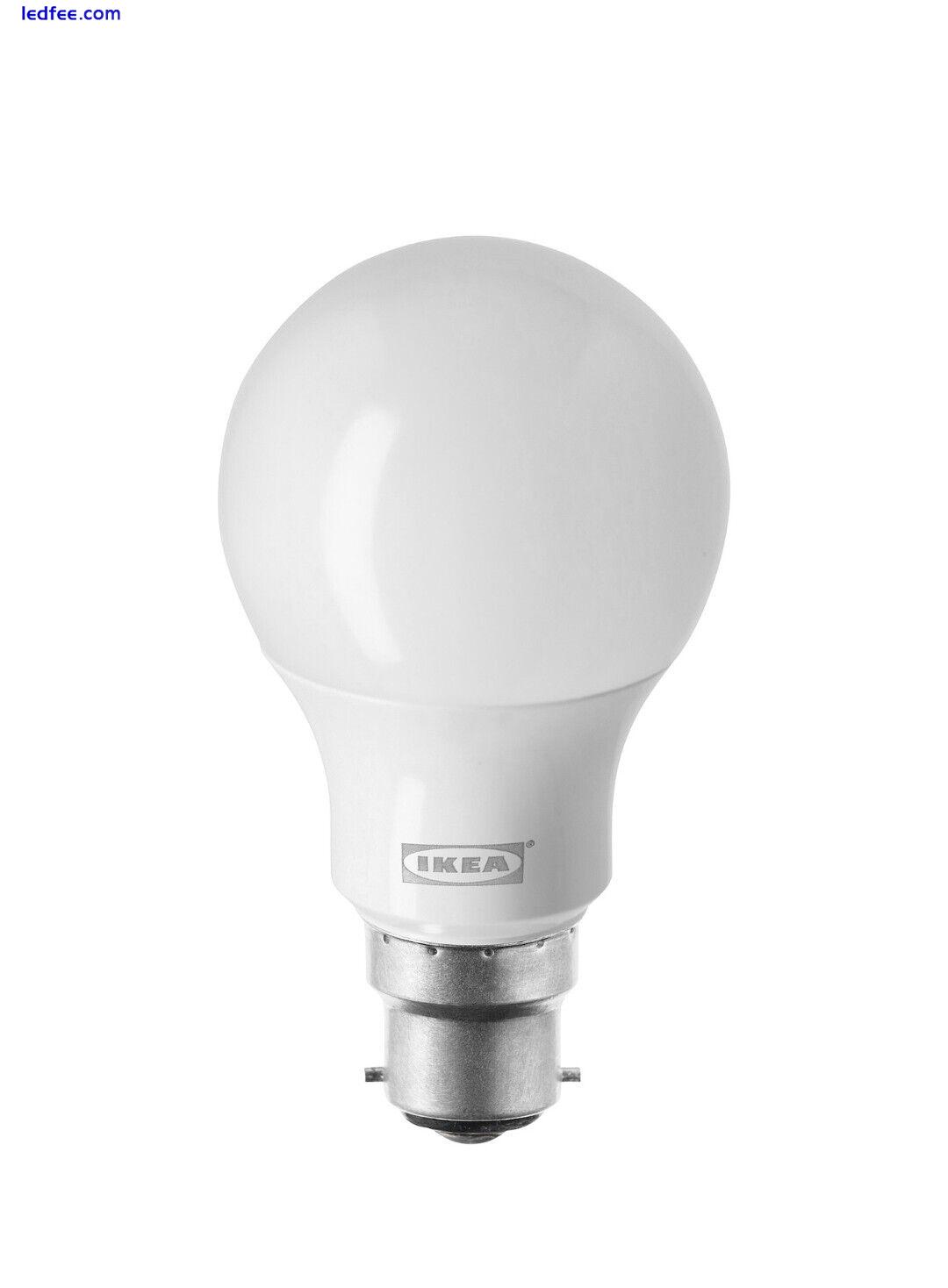 ×2 Ikea Ledare LED bulb B22 Dimmable warm white lights 0 