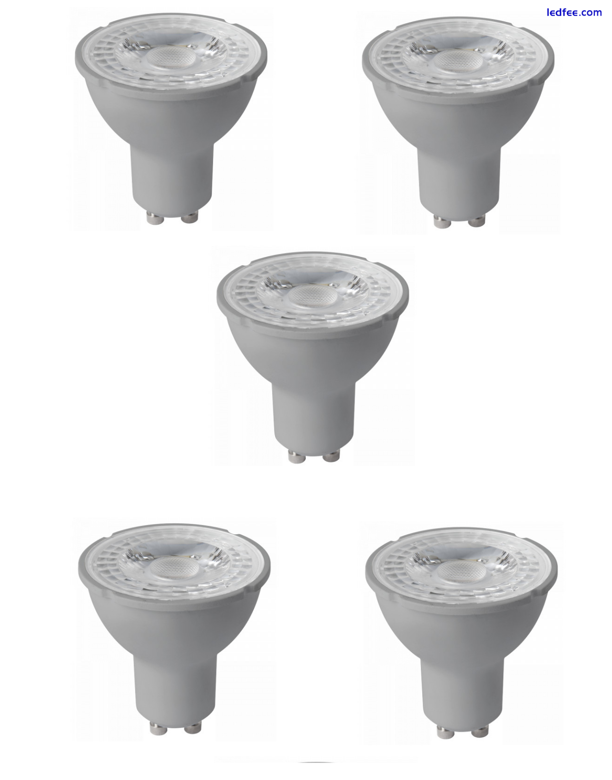 Megaman Dimmable LED Light Bulb, GU10, 4.5 Watt, 2800K (5 Pack or 10 Pack) 2 