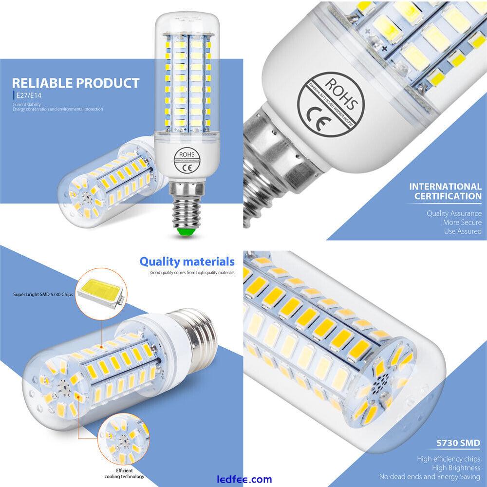 E14 E27 B22 G9 LED Bulb 3W 6W 9W 12W 15W Cool / Warm White Corn Light Bulbs 240V 1 