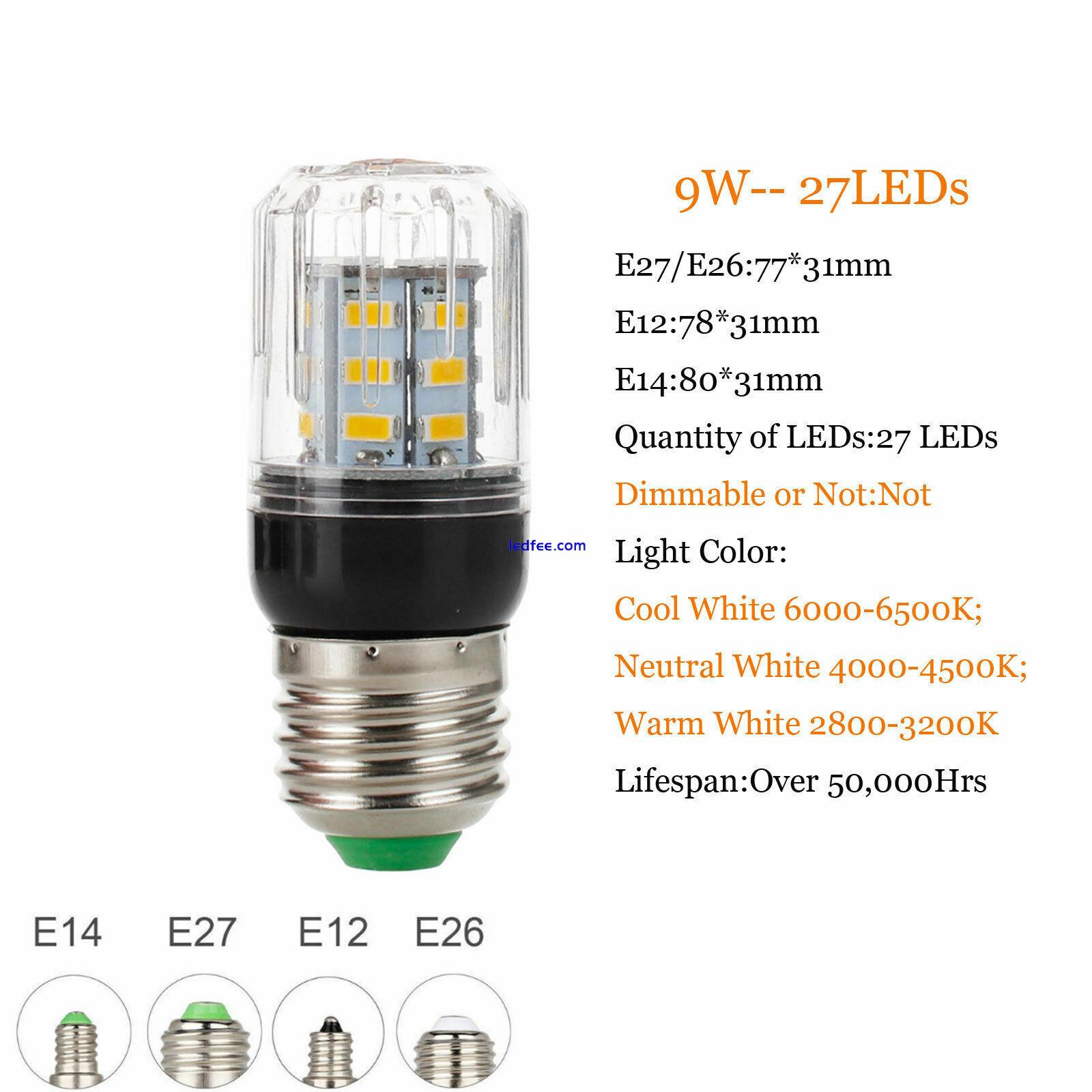 E27 E14 B22 LED Corn Light Bulbs 5730 SMD 9W 12W 15W 20W 25W 30W 35W White Lamp 4 
