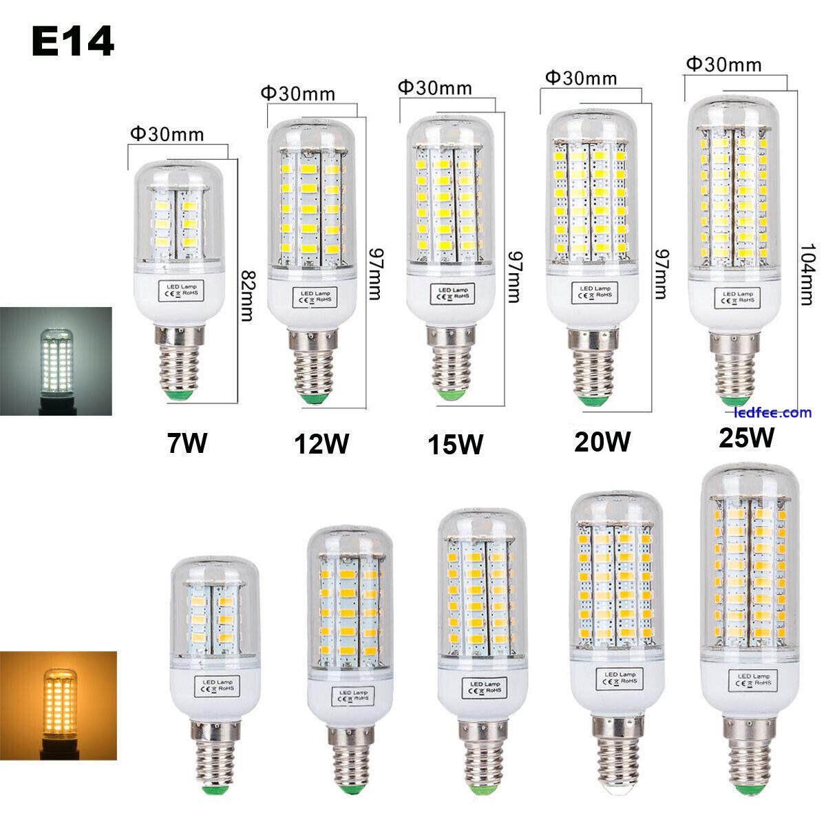 E27 E14 B22 G9 LED Bulb 7W 8W 15W 20W 25W Corn light bulbs Replace Halogen lamp 2 