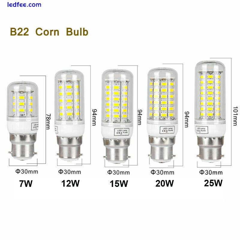 E27 E14 B22 G9 LED Bulb 7W 8W 15W 20W 25W Corn light bulbs Replace Halogen lamp 5 