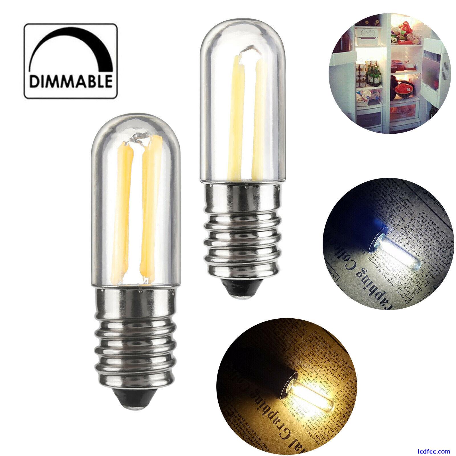 Dimmable Mini E14 E12 1W 2W 3W LED Fridge Freezer Filament Light Bulb Lamp Bulbs 0 